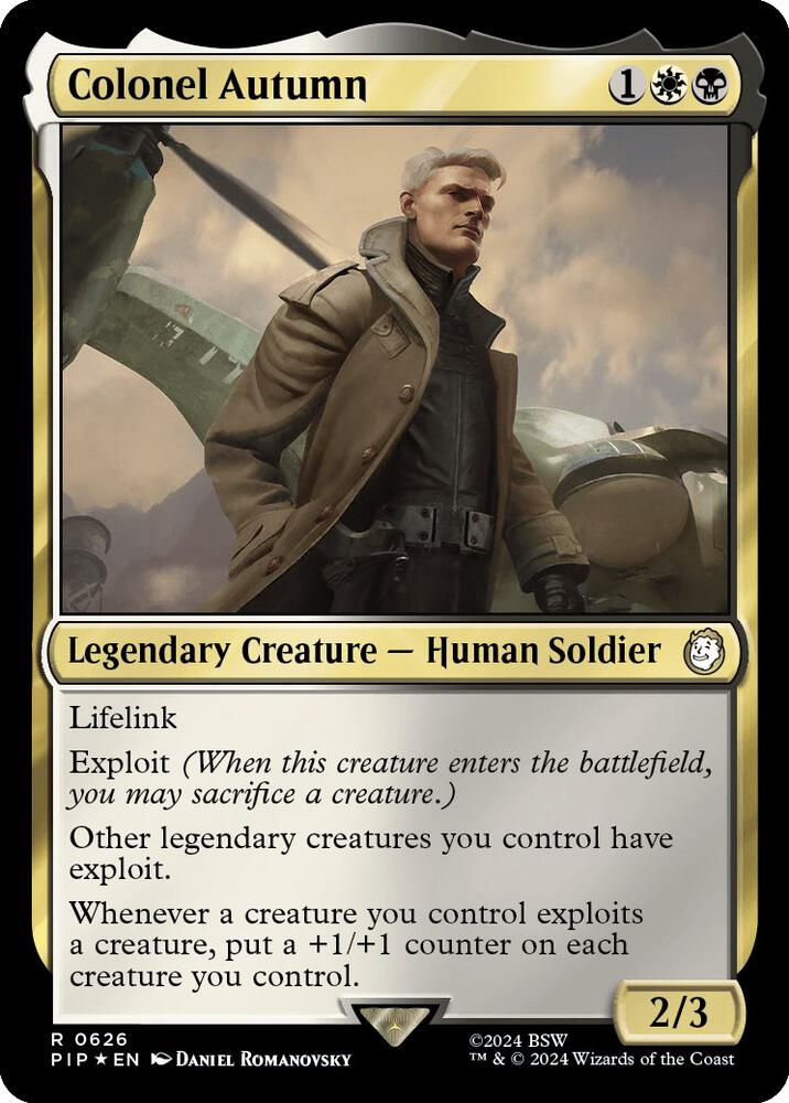 Colonel Autumn (Surge Foil) (626) [Fallout]