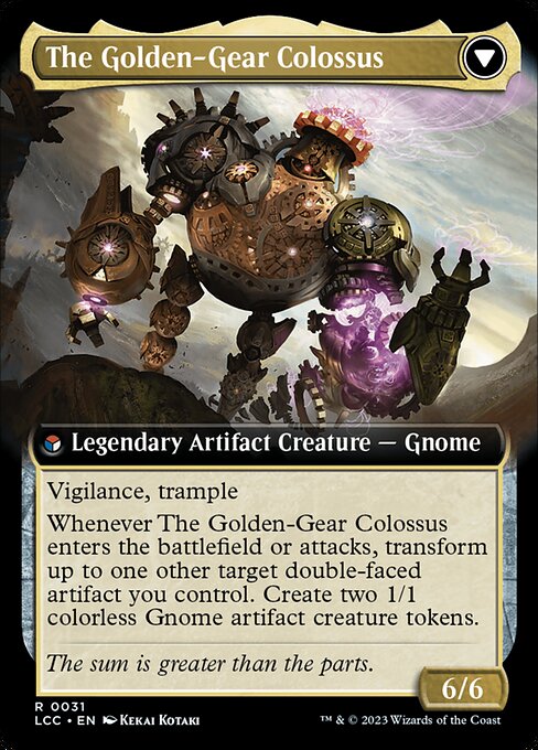 Tetzin, Gnome Champion (Extended Art) (31) [The Lost Caverns of Ixalan Commander] [Extended Art] Reverse