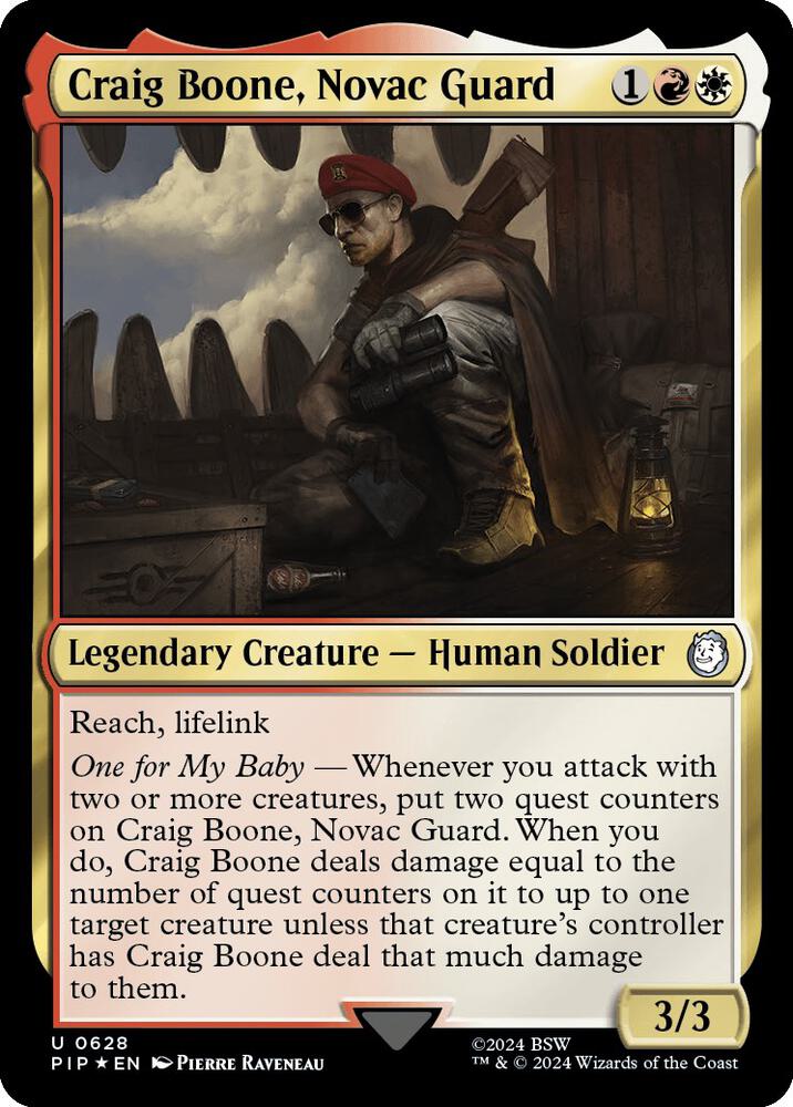 Craig Boone, Novac Guard (Surge Foil) (628) [Fallout]