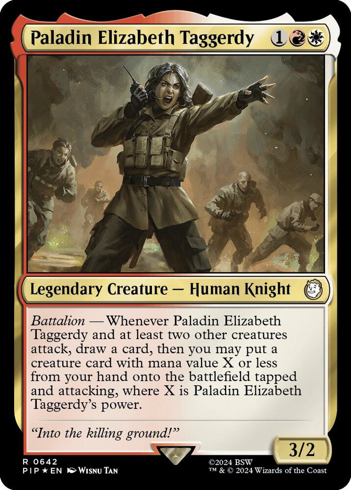 Paladin Elizabeth Taggerdy (Surge Foil) (642) [Fallout]
