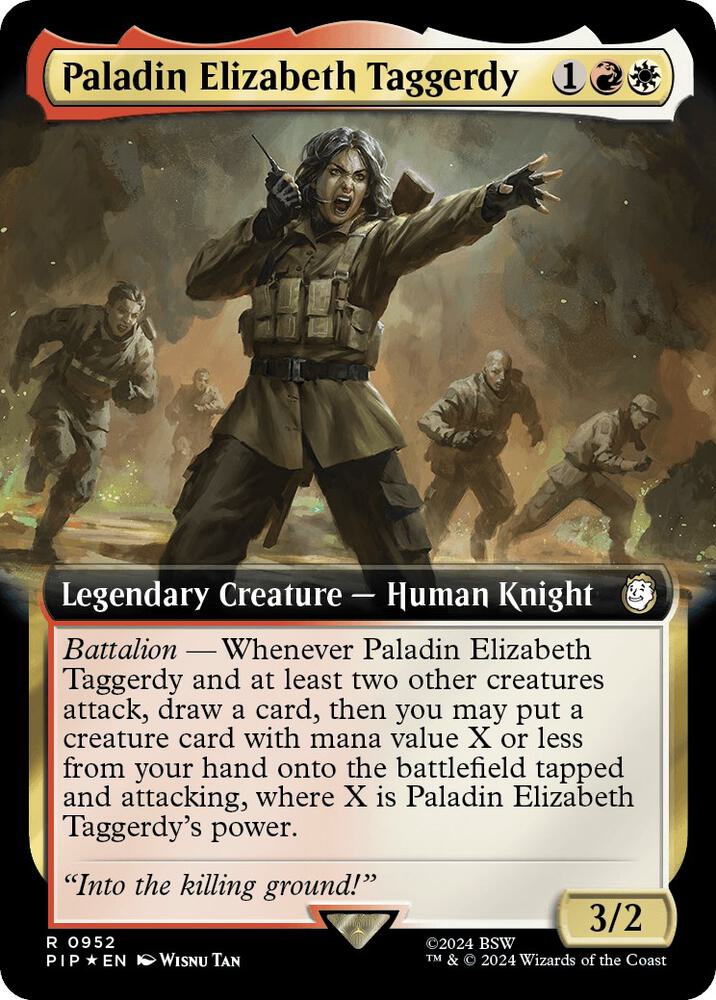 Paladin Elizabeth Taggerdy (Extended Art) (Surge Foil) (952) [Fallout]