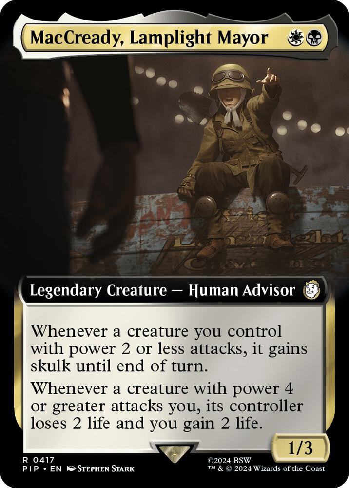 MacCready, Lamplight Mayor (Extended Art) (417) [Fallout]