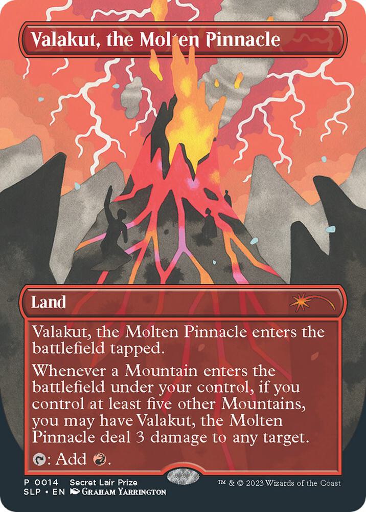 Valakut, the Molten Pinnacle (14) [Secret Lair Showdown] [Borderless]