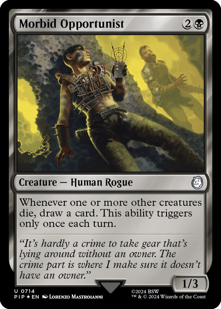 Morbid Opportunist (Surge Foil) (714) [Fallout]