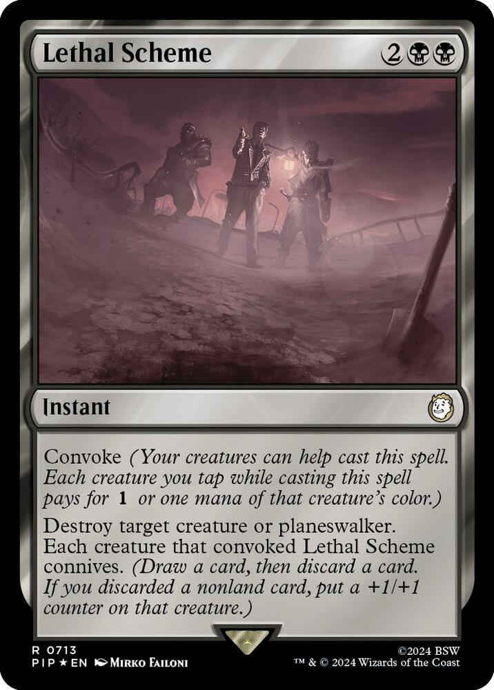 Lethal Scheme (Surge Foil) (713) [Fallout]