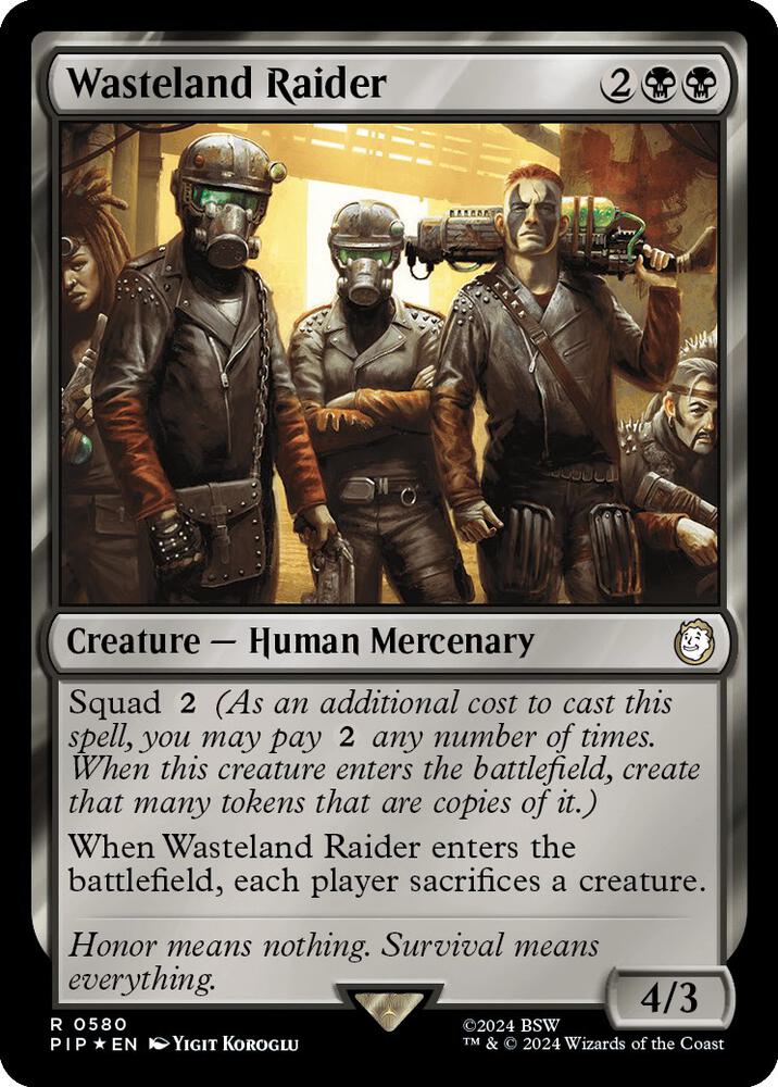 Wasteland Raider (Surge Foil) (580) [Fallout]