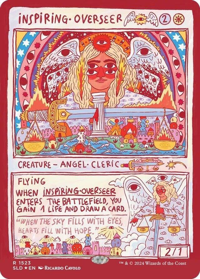 Inspiring Overseer (Rainbow Foil) (1523) [Secret Lair Drop]