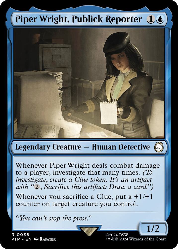 Piper Wright, Publick Reporter (36) [Fallout]
