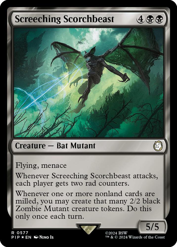 Screeching Scorchbeast (Surge Foil) (577) [Fallout]