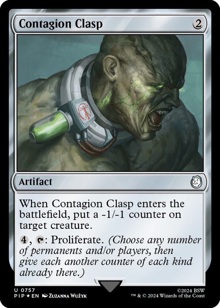 Contagion Clasp (Surge Foil) (757) [Fallout]