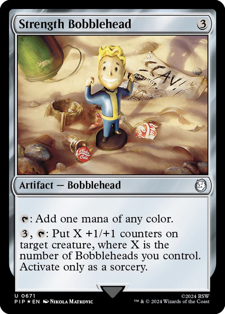 Strength Bobblehead (Surge Foil) (671) [Fallout]