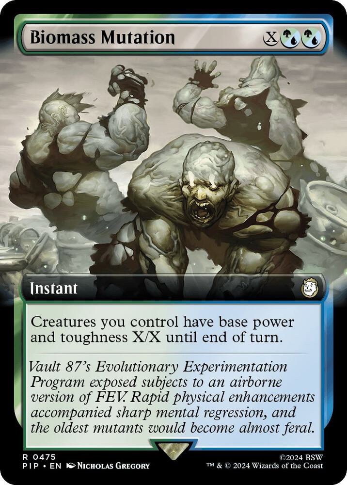 Biomass Mutation (Extended Art) (475) [Fallout]