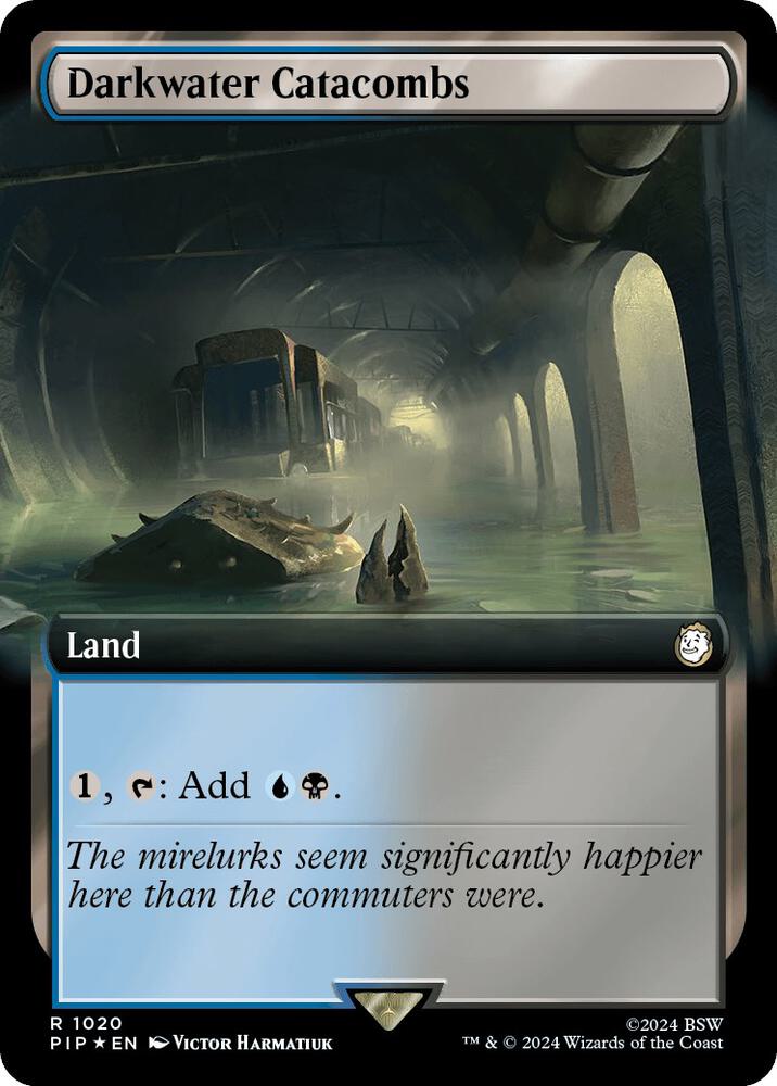 Darkwater Catacombs (Extended Art) (Surge Foil) (1020) [Fallout]