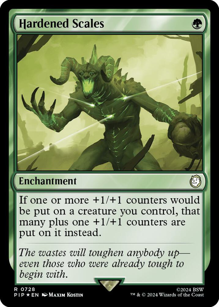Hardened Scales (Surge Foil) (728) [Fallout]