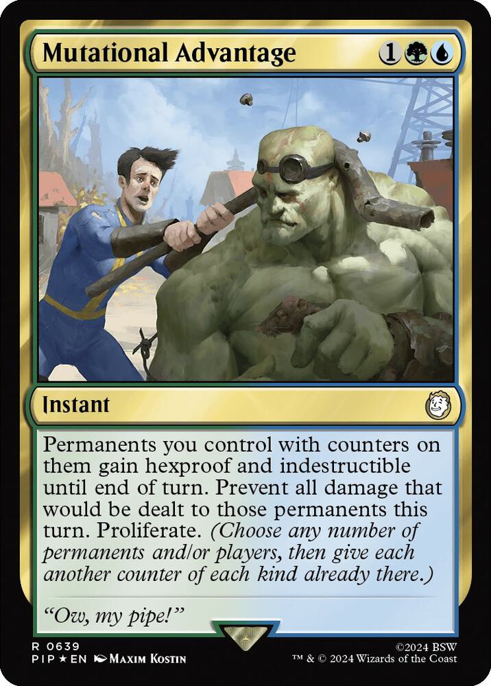Mutational Advantage (Surge Foil) (639) [Fallout]