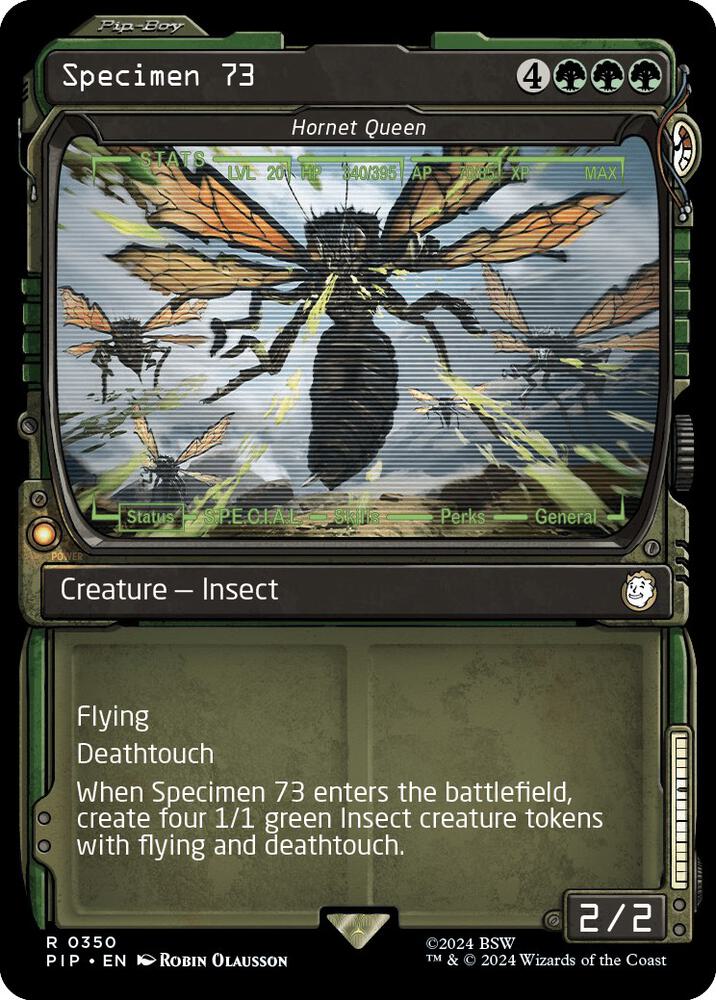 Specimen 73 - Hornet Queen (Showcase) (350) [Fallout]