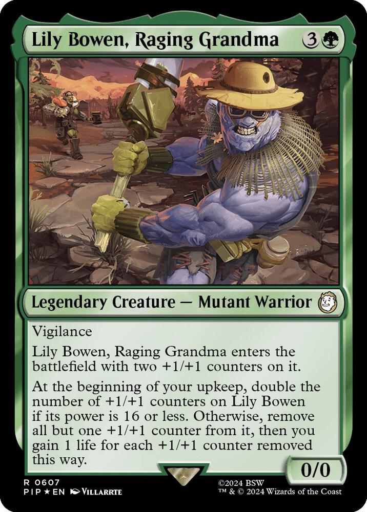 Lily Bowen, Raging Grandma (Surge Foil) (607) [Fallout]