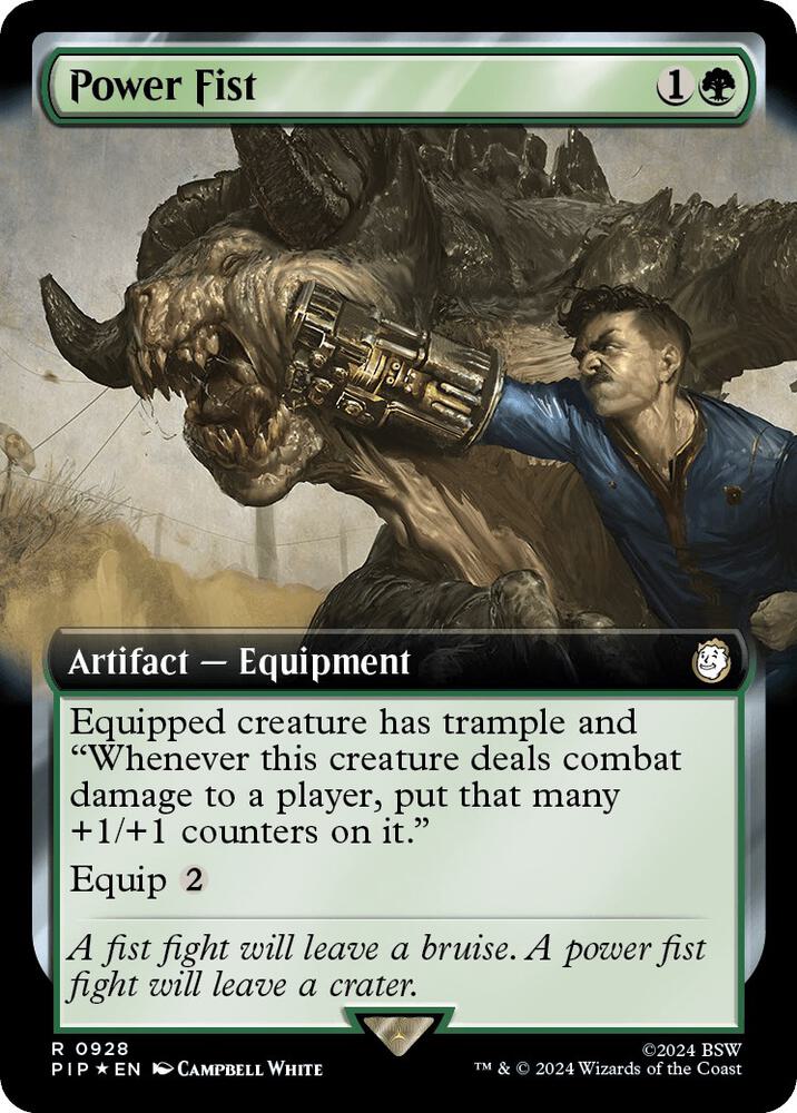 Power Fist (Extended Art) (Surge Foil) (928) [Fallout]