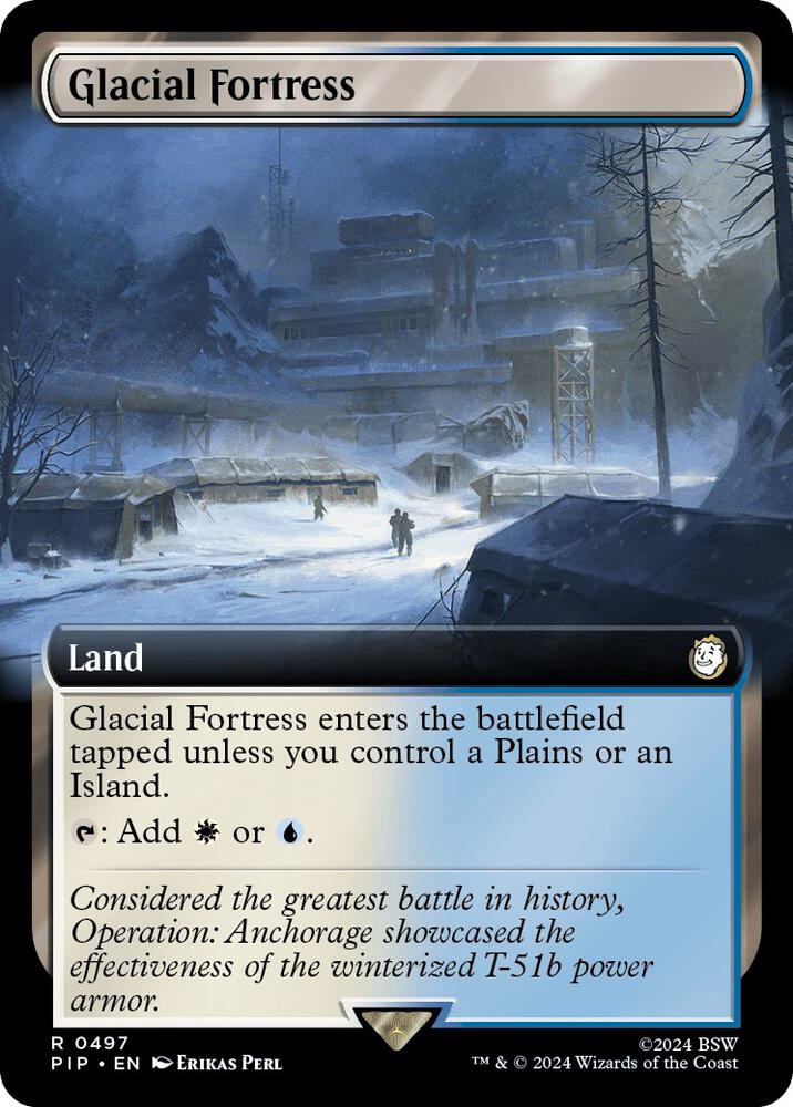 Glacial Fortress (Extended Art) (497) [Fallout]