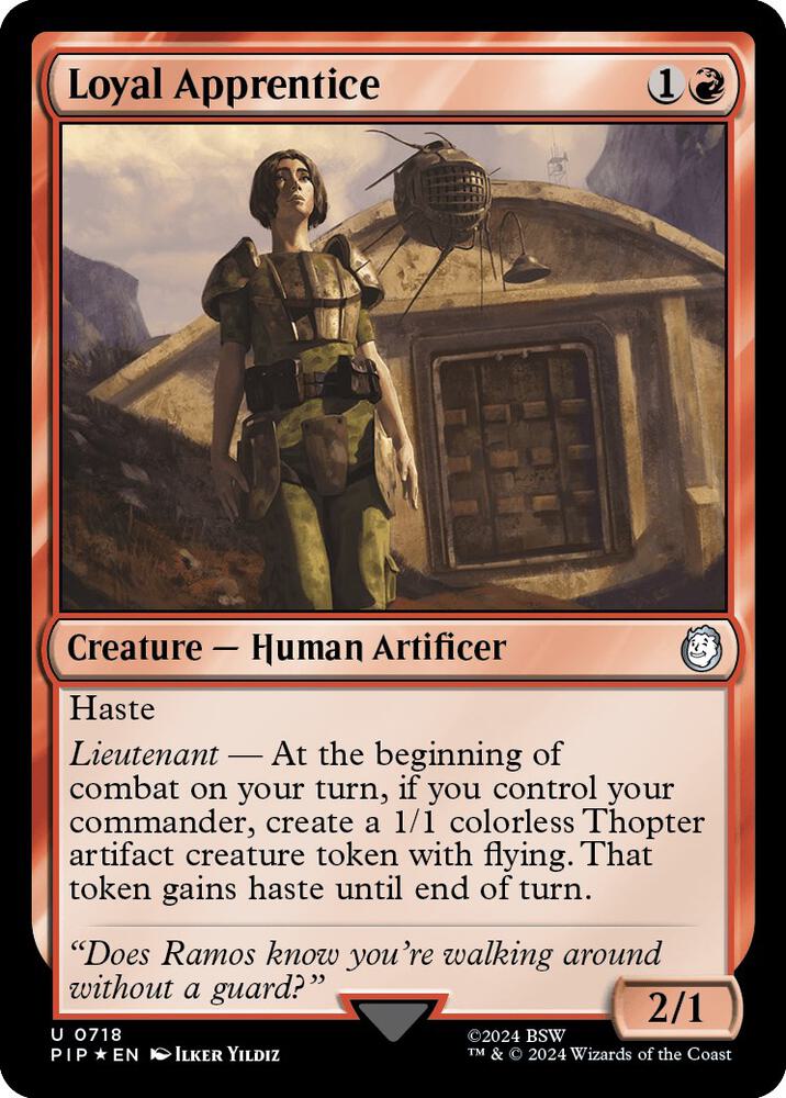Loyal Apprentice (Surge Foil) (718) [Fallout]