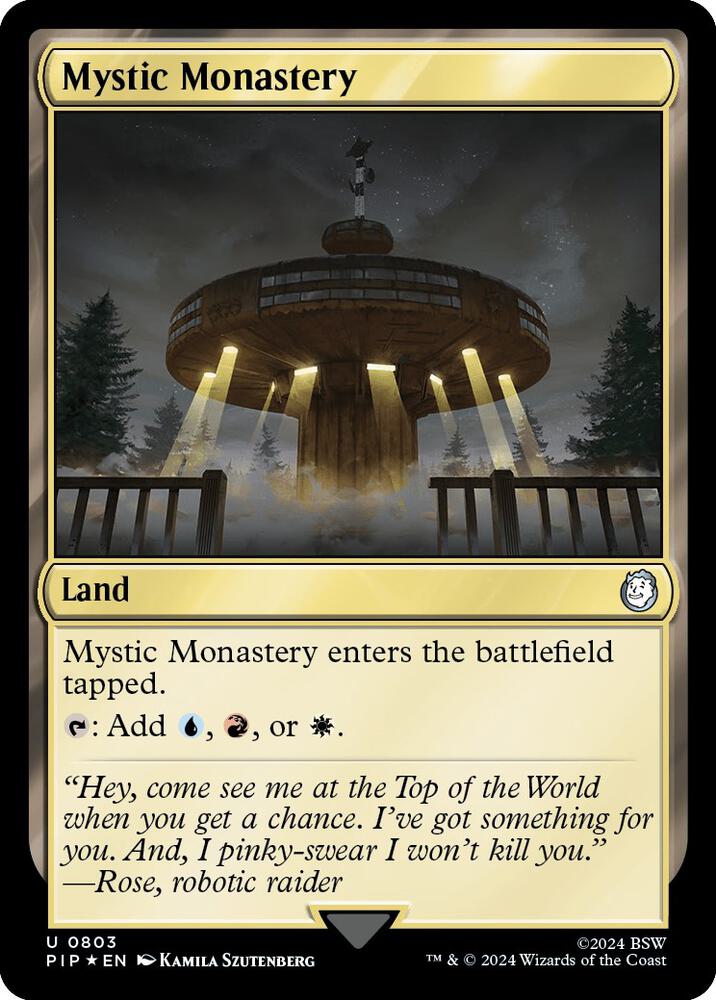 Mystic Monastery (Surge Foil) (803) [Fallout]