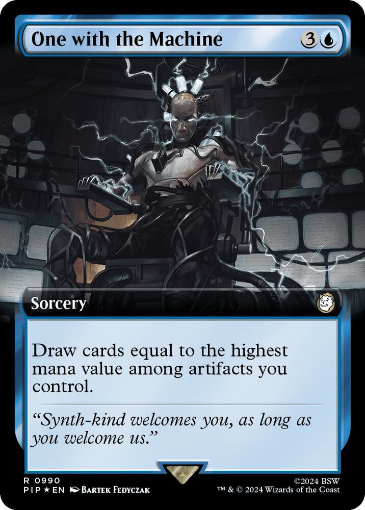One with the Machine (Extended Art) (Surge Foil) (990) [Fallout]