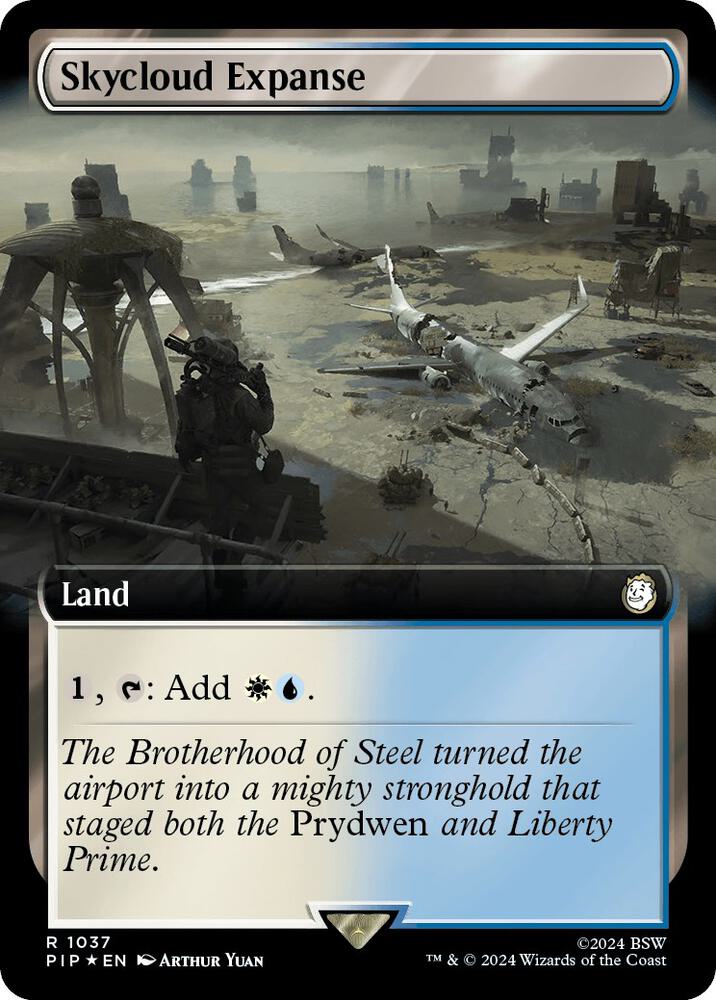 Skycloud Expanse (Extended Art) (Surge Foil) (1037) [Fallout]