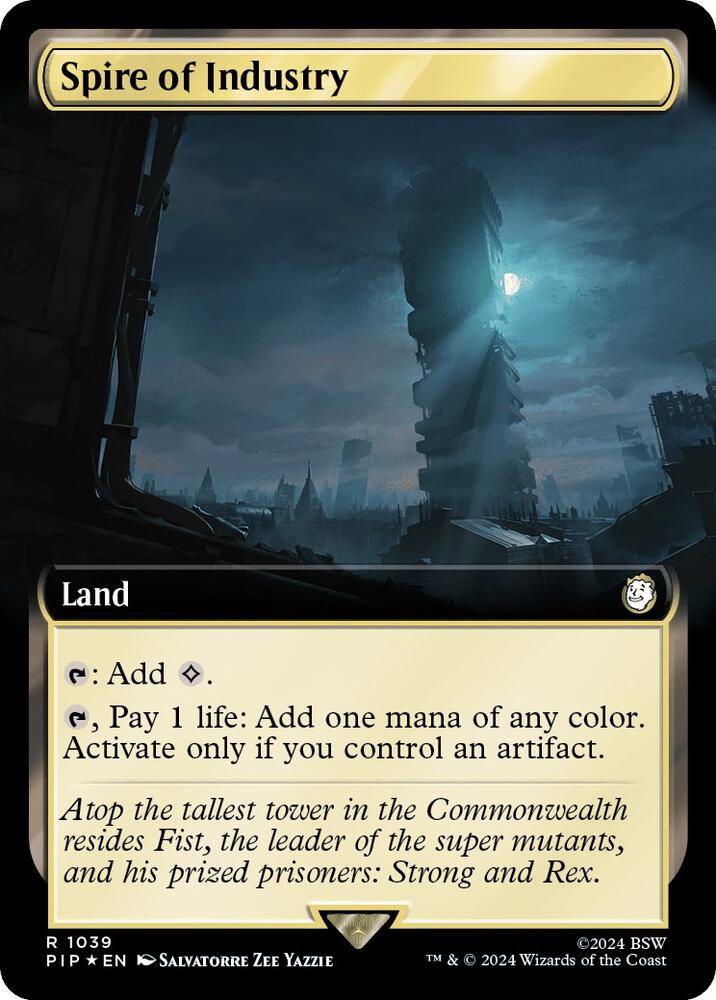 Spire of Industry (Extended Art) (Surge Foil) (1039) [Fallout]