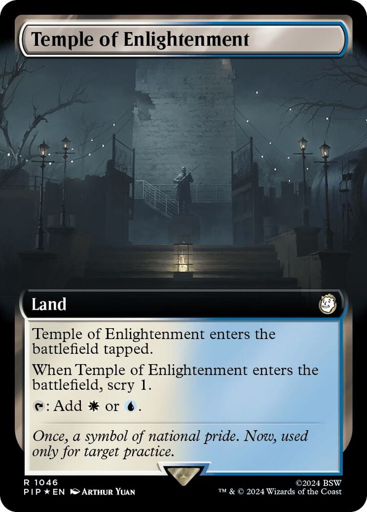 Temple of Enlightenment (Extended Art) (Surge Foil) (1046) [Fallout]