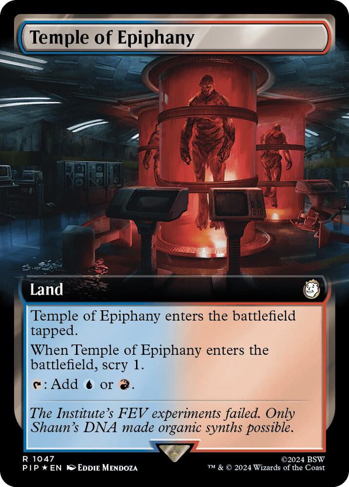 Temple of Epiphany (Extended Art) (Surge Foil) (1047) [Fallout]