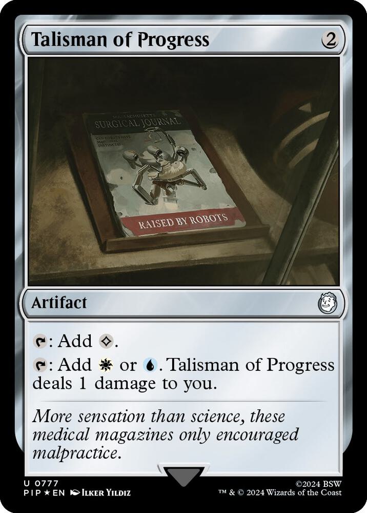 Talisman of Progress (Surge Foil) (777) [Fallout]
