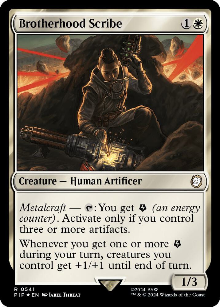 Brotherhood Scribe (Surge Foil) (541) [Fallout]