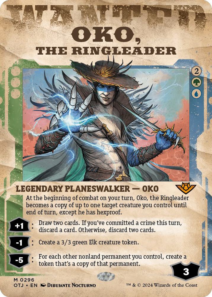 Oko, the Ringleader (Showcase) (296) [Outlaws of Thunder Junction]