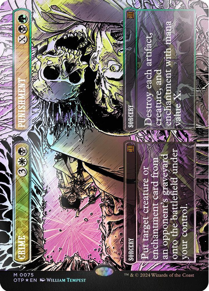 Crime // Punishment (Textured Foil) (75) [Breaking News]
