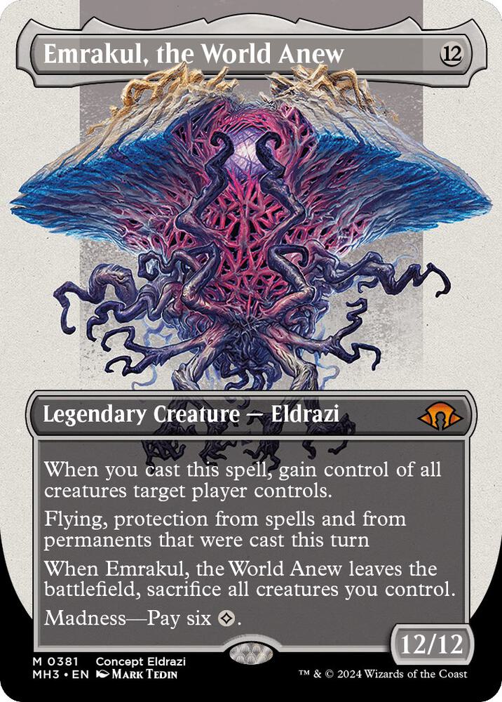 Emrakul, the World Anew (Borderless) (381) [Modern Horizons 3]