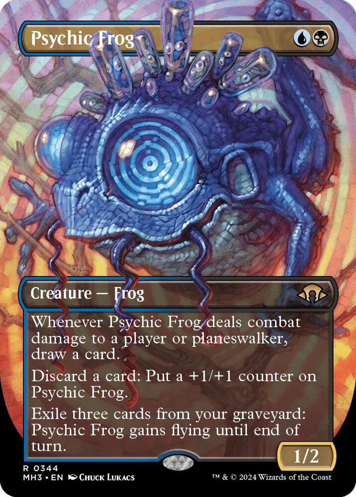 Psychic Frog (Borderless) (344) [Modern Horizons 3]