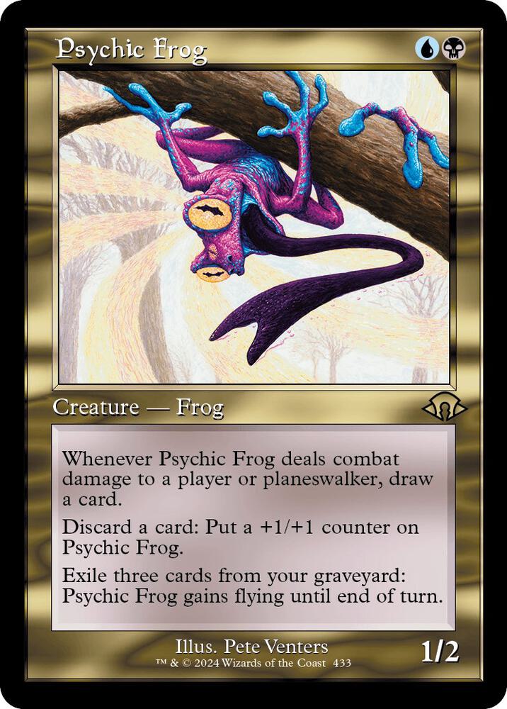 Psychic Frog (Retro Frame) (433) [Modern Horizons 3]
