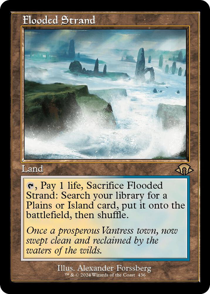 Flooded Strand (Retro Frame) (436) [Modern Horizons 3]