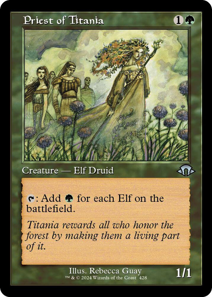 Priest of Titania (Retro Frame) (428) [Modern Horizons 3]