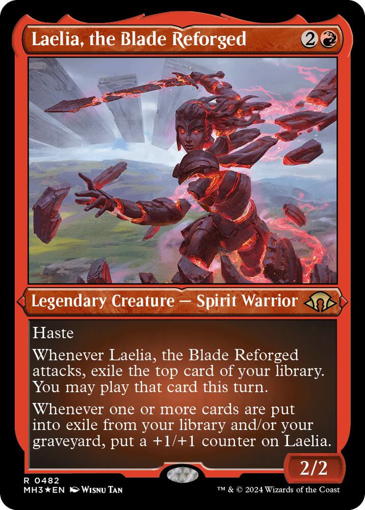 Laelia, the Blade Reforged (Foil Etched) (482) [Modern Horizons 3]