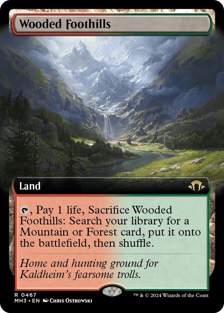 Wooded Foothills (Extended Art) (467) [Modern Horizons 3]