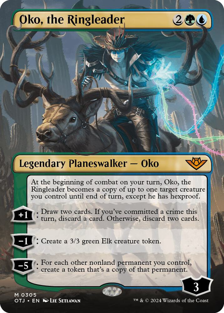 Oko, the Ringleader (Borderless) (305) [Outlaws of Thunder Junction]