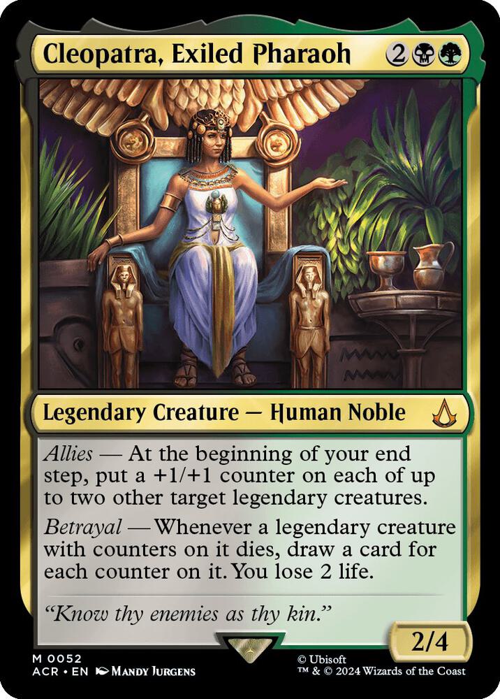 Cleopatra, Exiled Pharaoh (52) [Assassin's Creed]