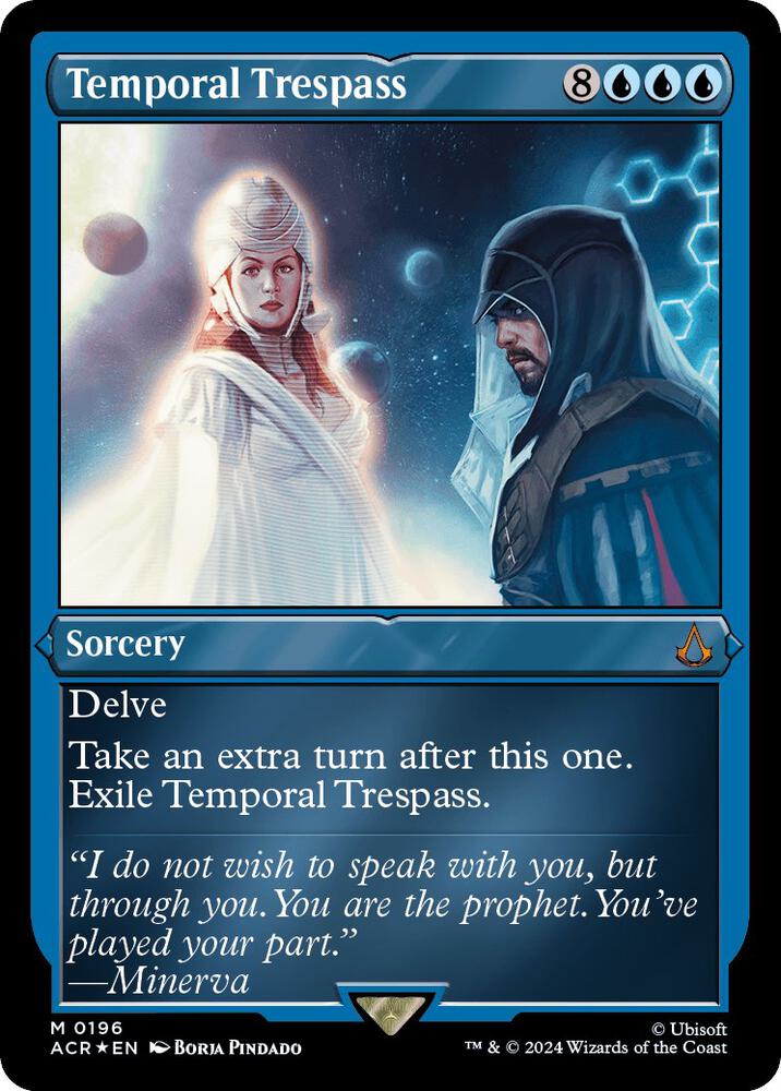 Temporal Trespass (Foil Etched) (196) [Assassin's Creed]