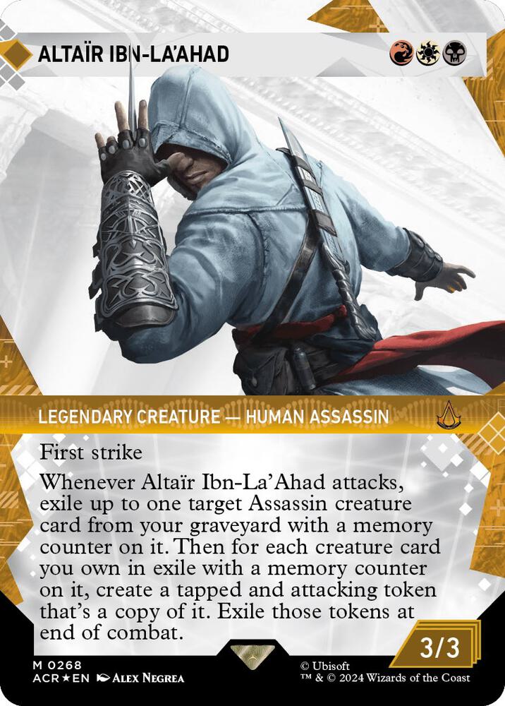 Altair Ibn-La'Ahad (Showcase) (Textured Foil) (268) [Assassin's Creed]