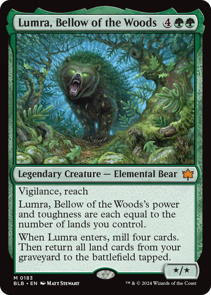 Lumra, Bellow of the Woods (183) [Bloomburrow]
