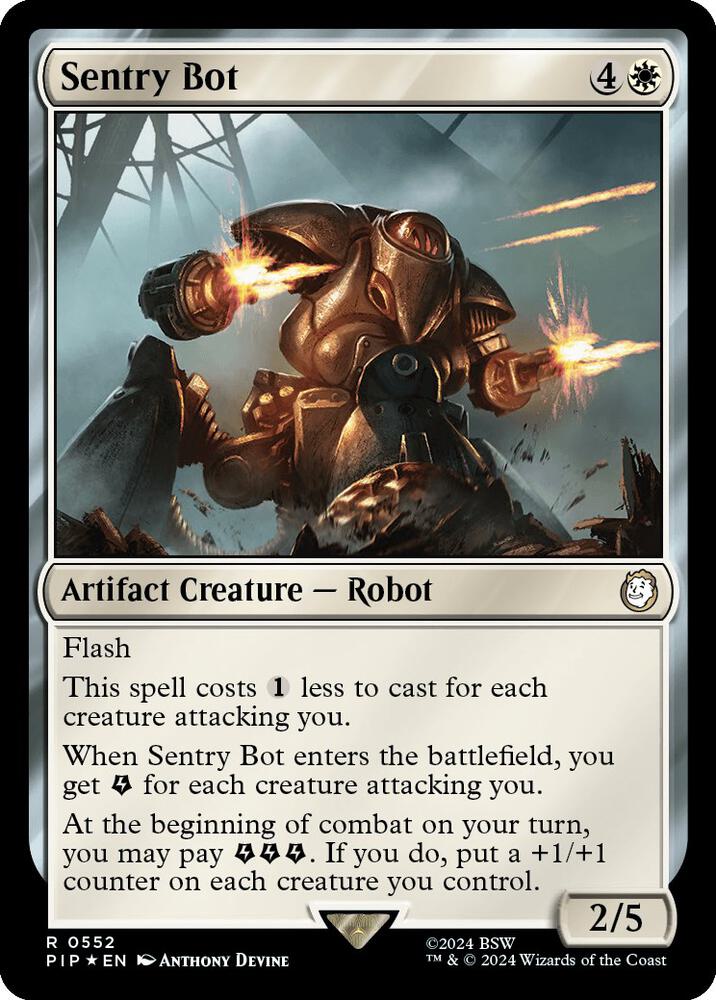 Sentry Bot (Surge Foil) (552) [Fallout]