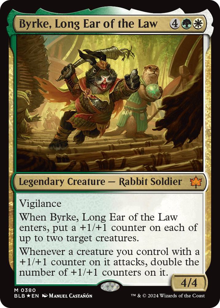 Byrke, Long Ear of the Law (380) [Bloomburrow]