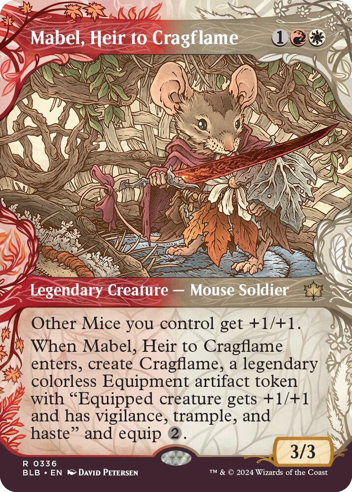 Mabel, Heir to Cragflame (Showcase) (336) [Bloomburrow]
