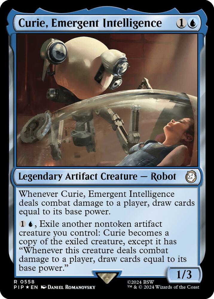 Curie, Emergent Intelligence (Surge Foil) (558) [Fallout]